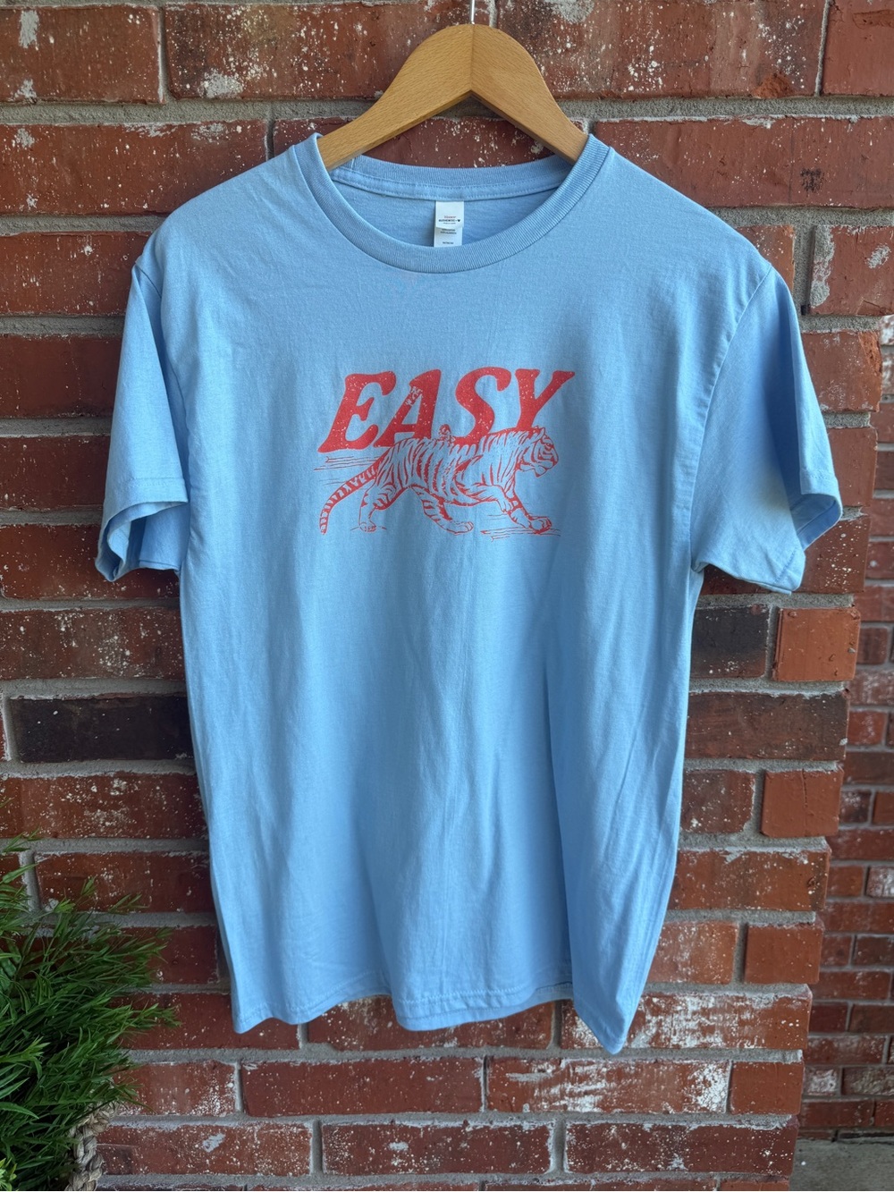 Easy Tiger Graphic Tee - Light Blue T-Shirt
